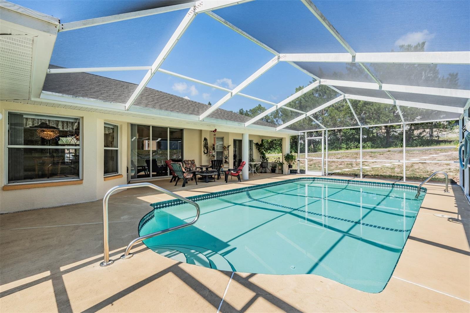 Over-sized pool