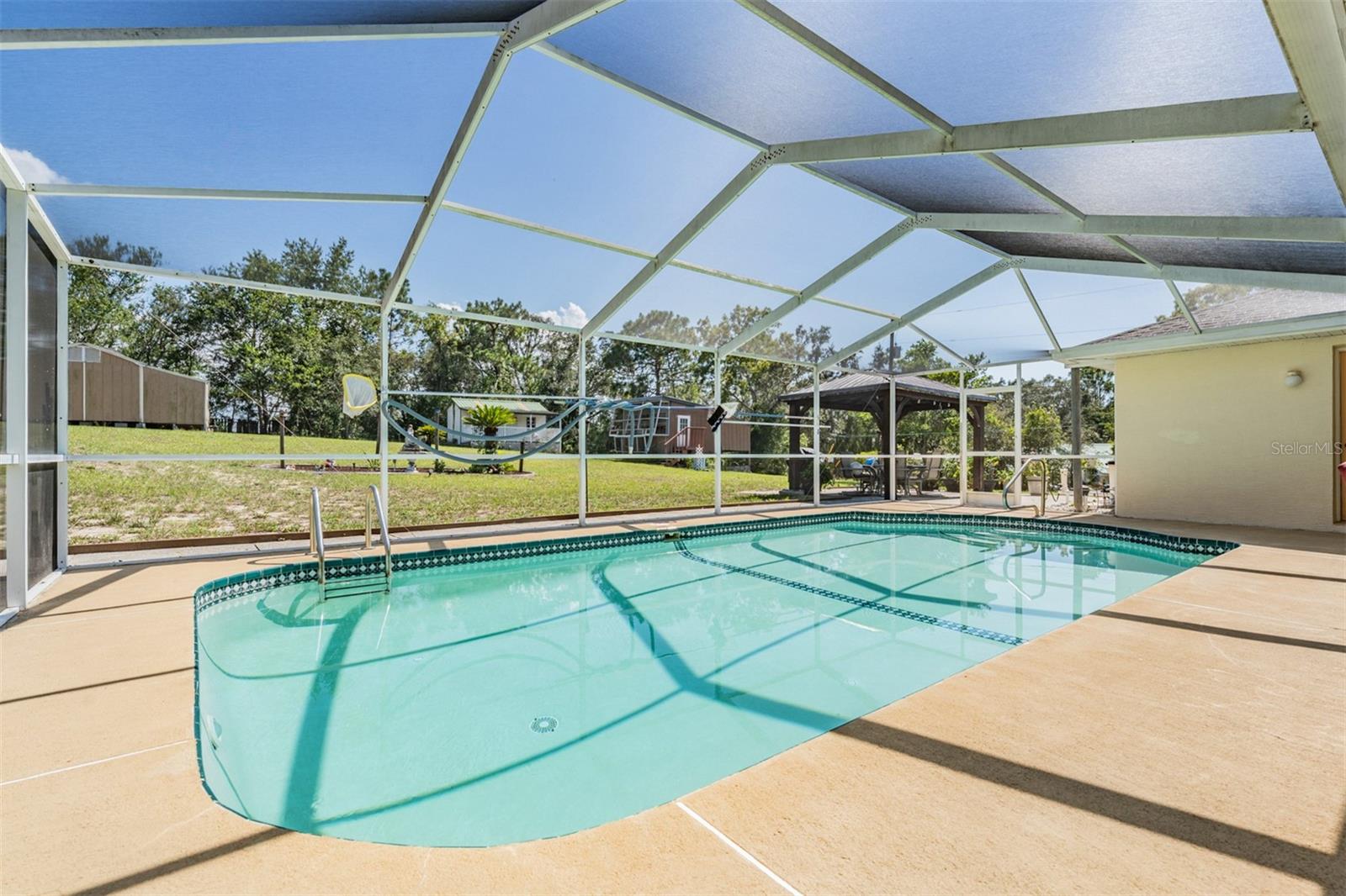Over-sized pool