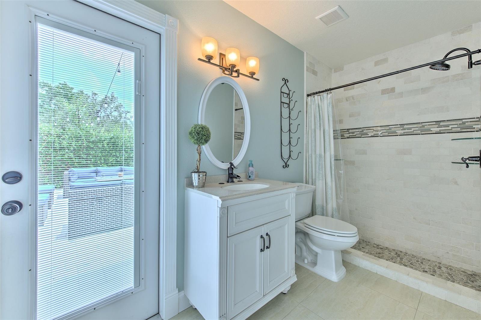 Bedroom 4 Full Ensuite Bathroom with Exterior Access
