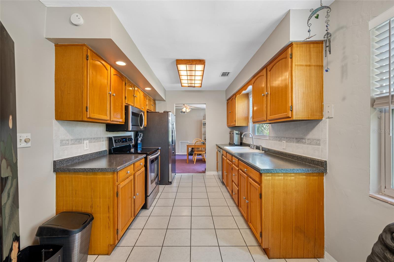 Generous sized Galley style Kitchen