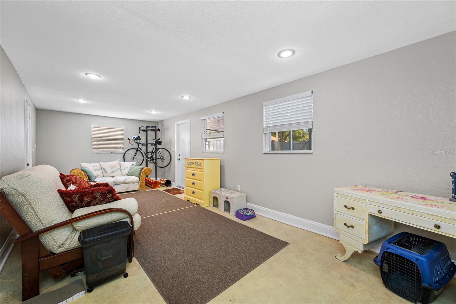 Family Room in the back of the home