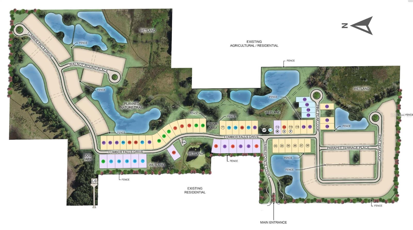 Timber Ridge Sitemap