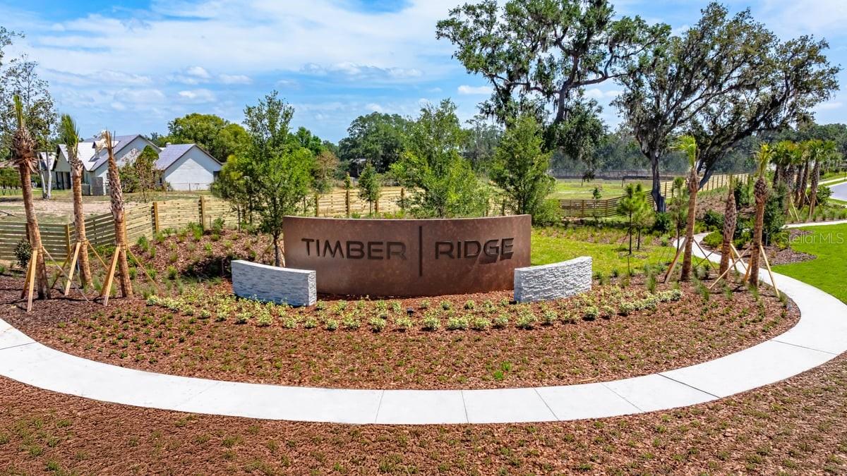 Timber Ridge Community Entrance