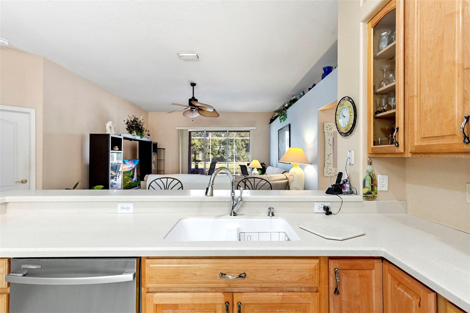 Kitchen and Living room