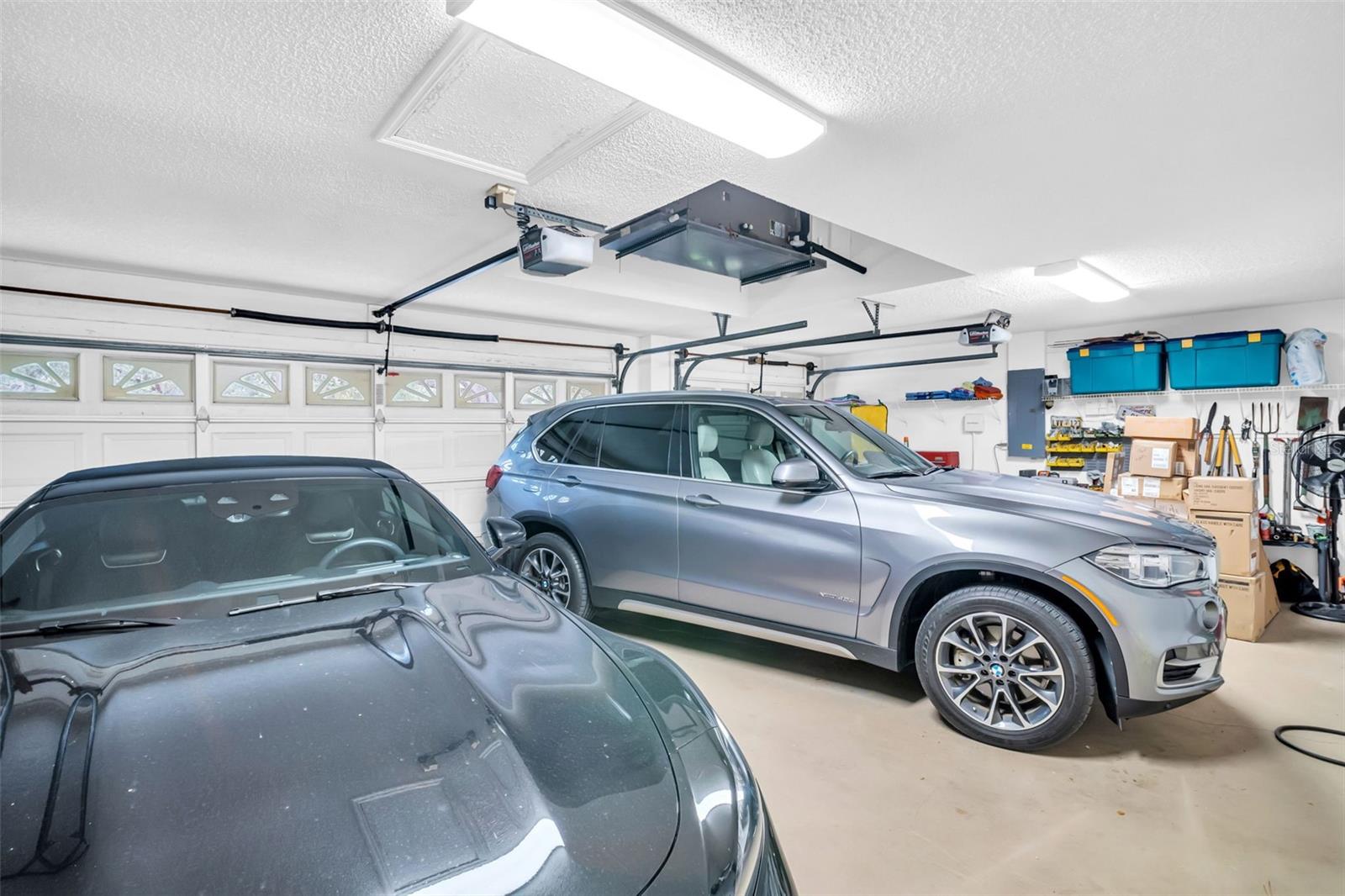 three car garage