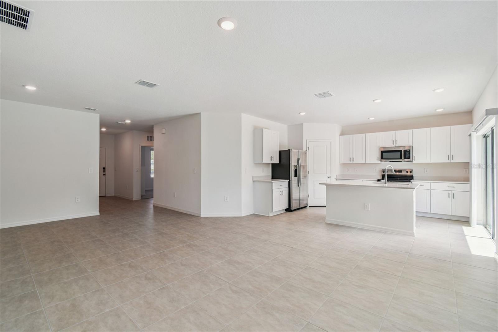 Family Room & Kitchen