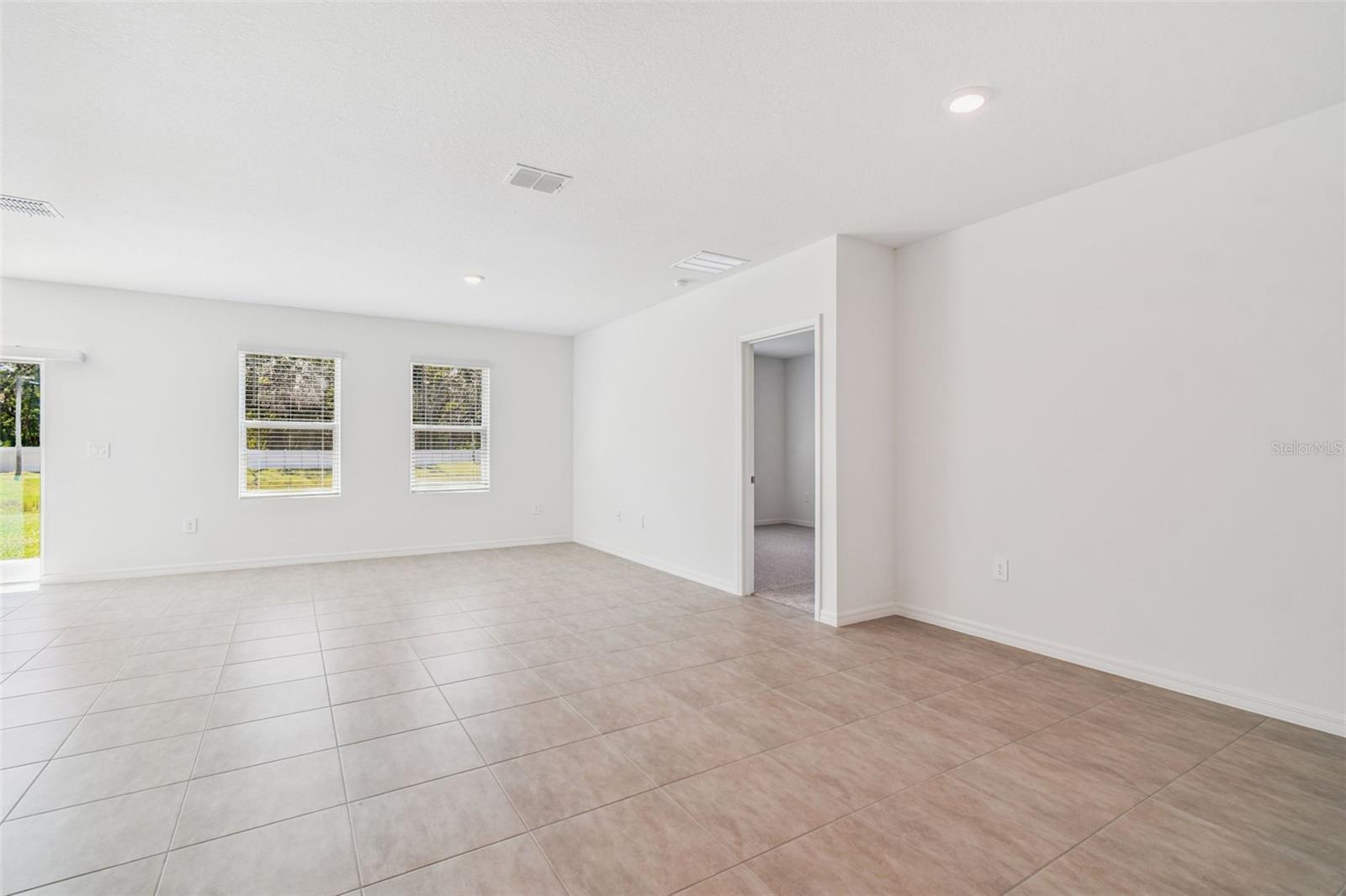 Dining Area & Family Room
