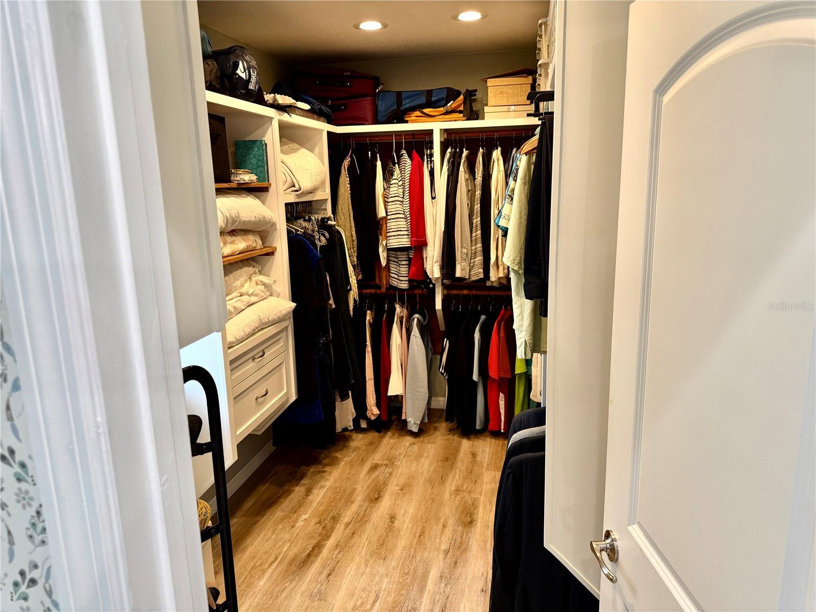 walk in cedar lined closet for Primary bedroom #1