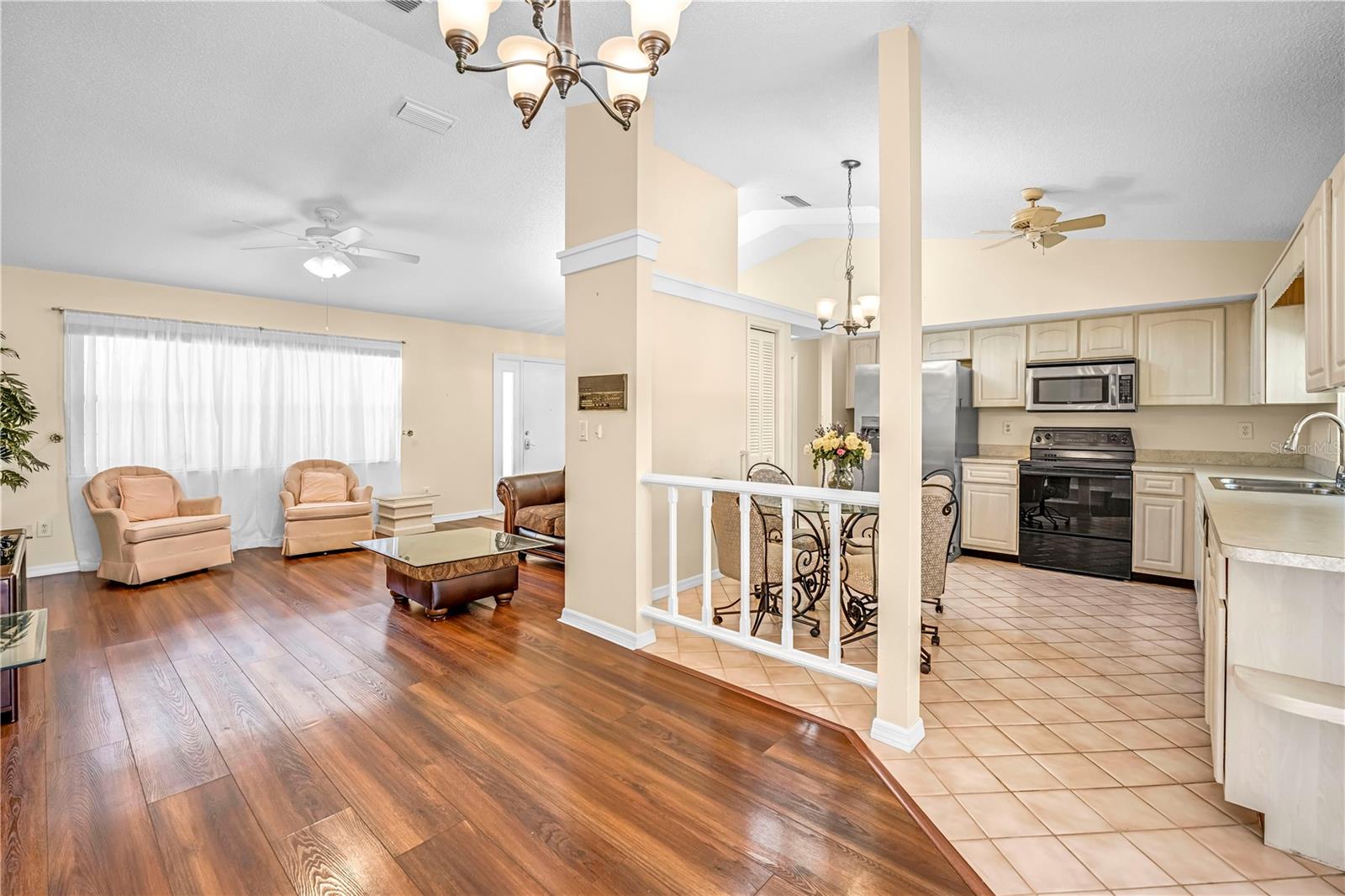 Kitchen Living Dining Room View