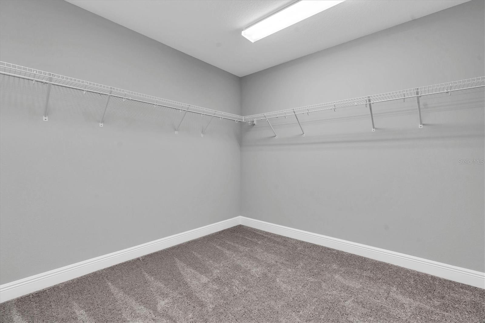 Large primary closet