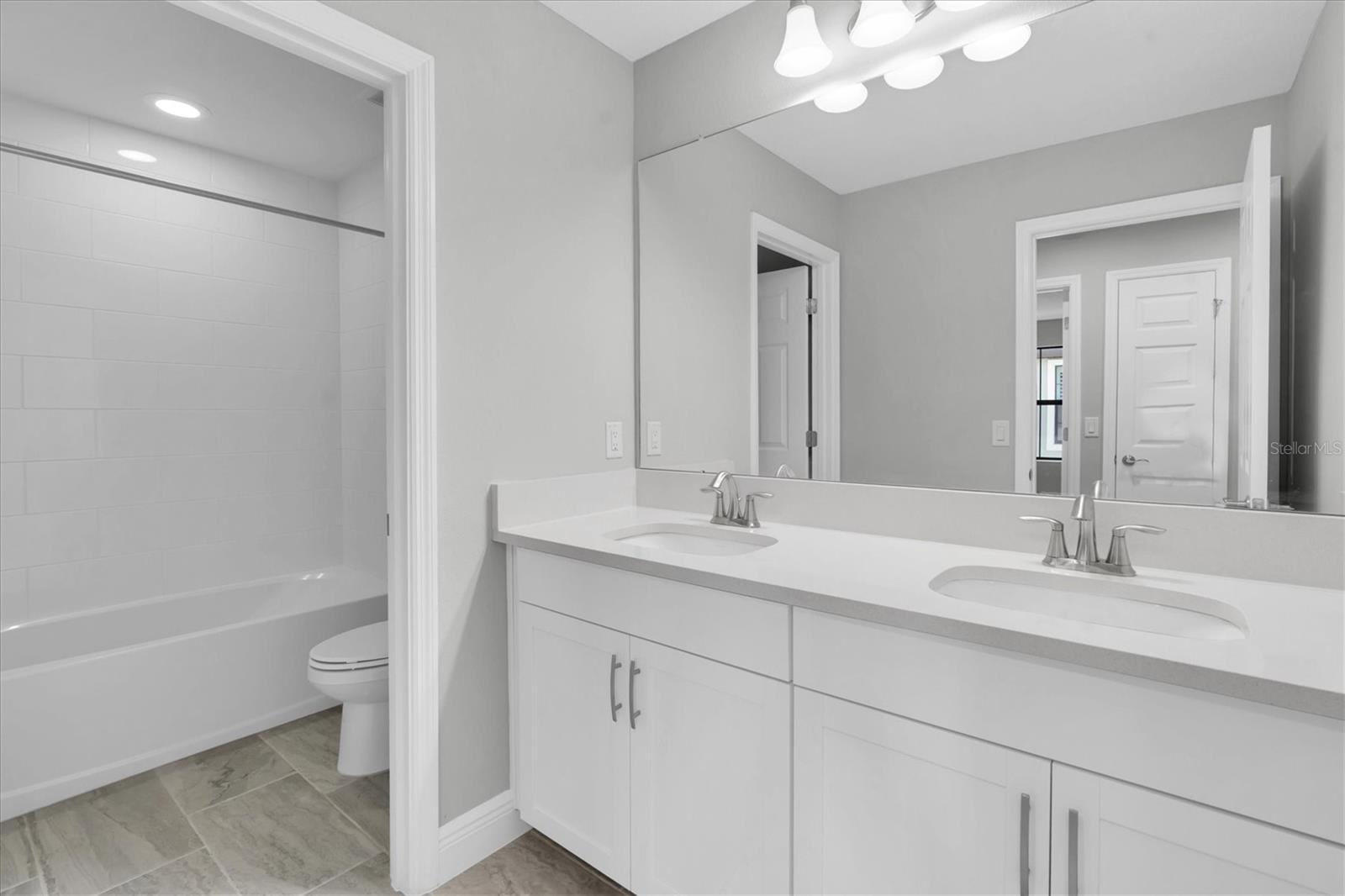 Bathroom 2 with double sinks
