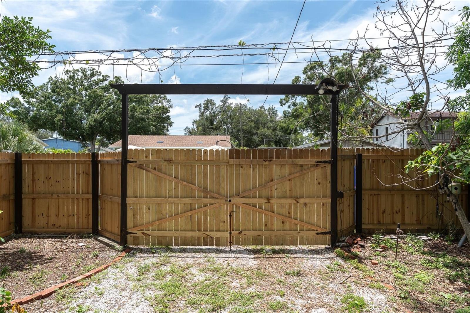 Backyard Alley Access
