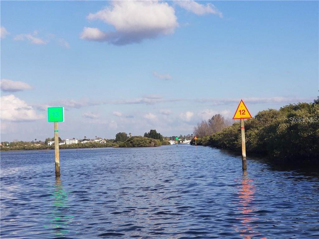 Channel going into Signal Cove