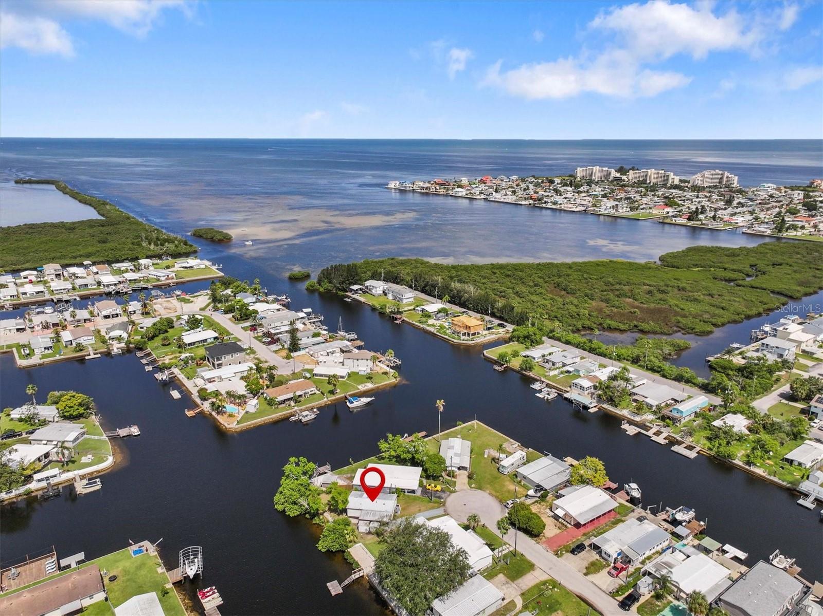 You can see down town Hudson Beach in this picture to the right.