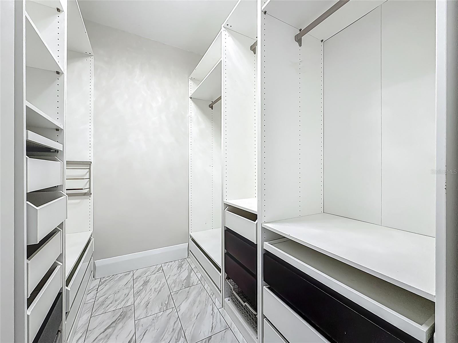 View of MBR Walk-in Closet