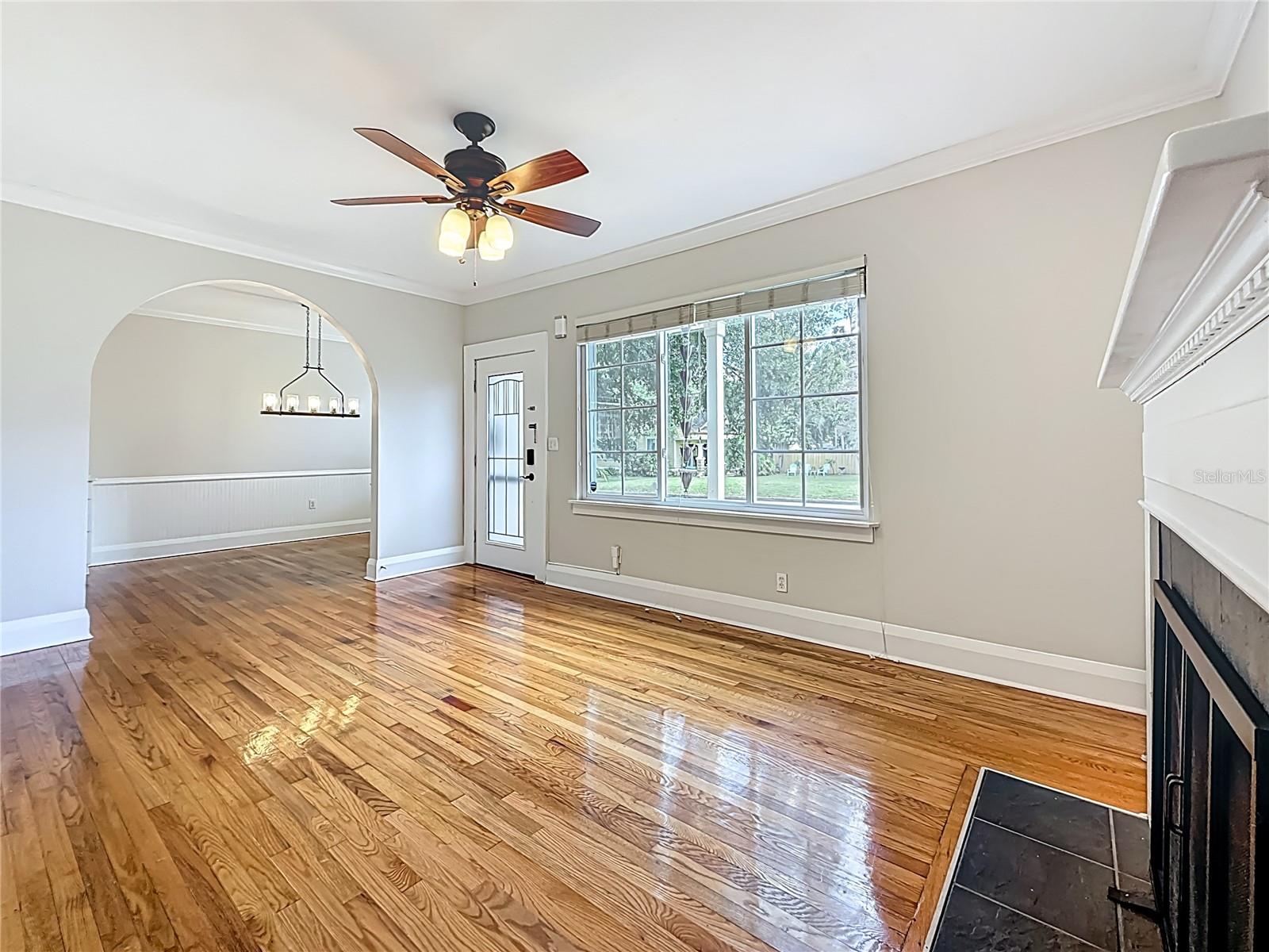 Living Rm, Front Door, Dining Rm