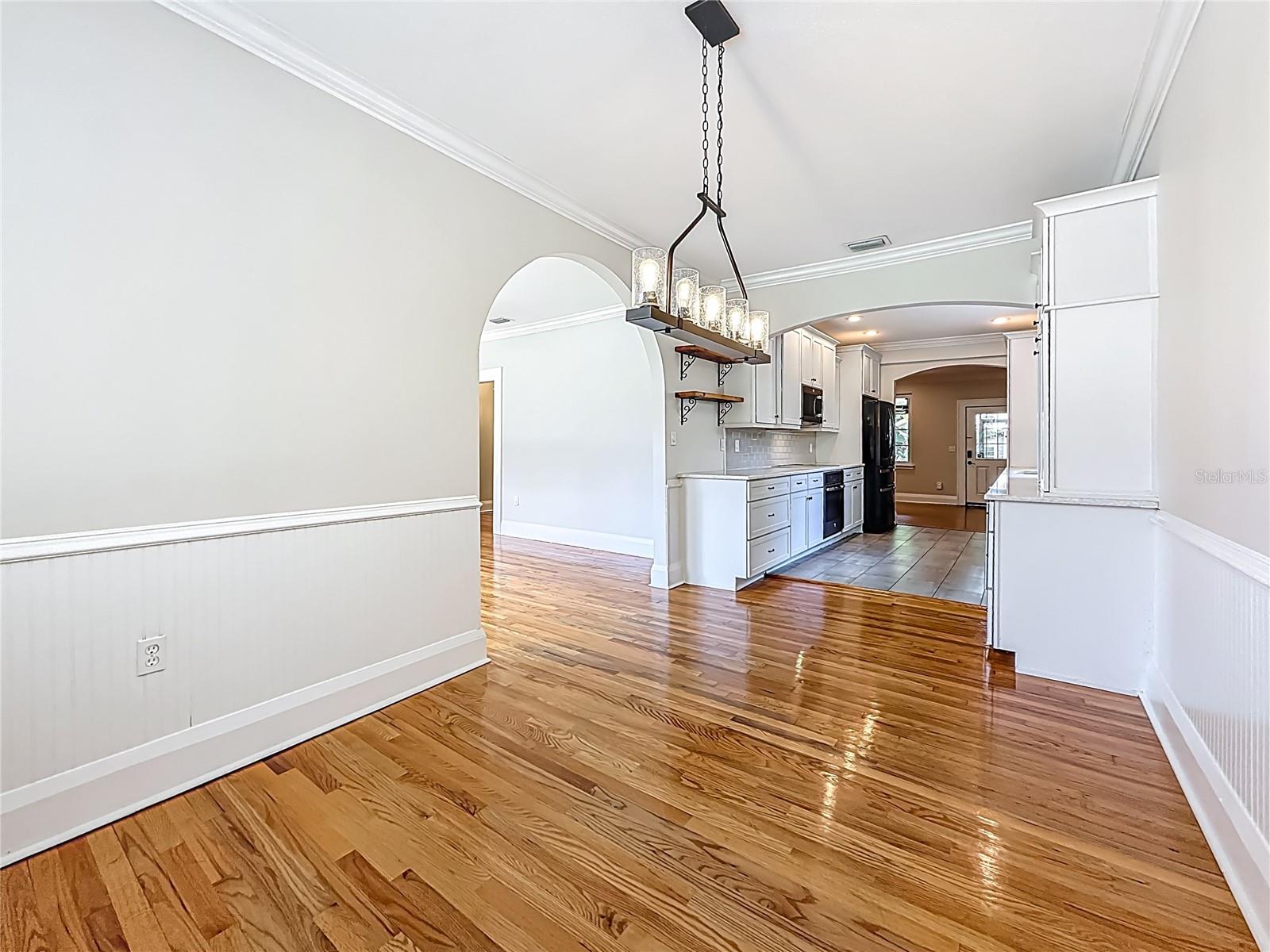 View of Dining Rm, Kitchen