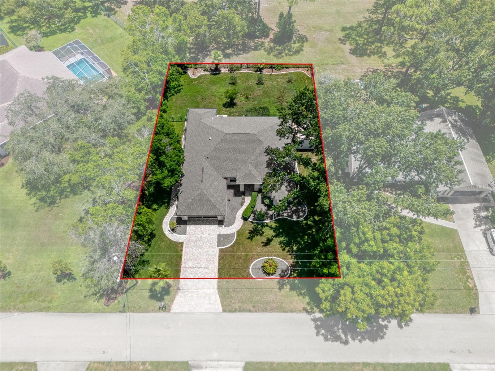 Check out the property lines from above.