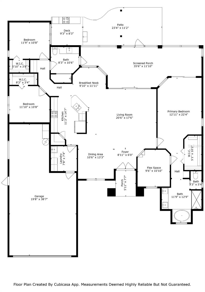 Floorplan of the home.