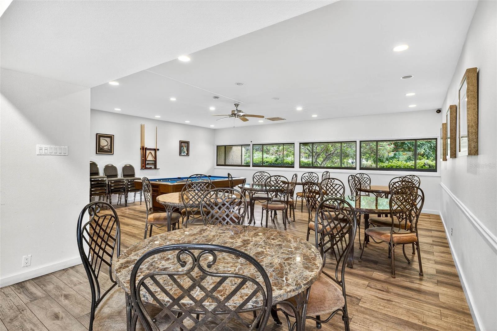 Clubhouse dining space