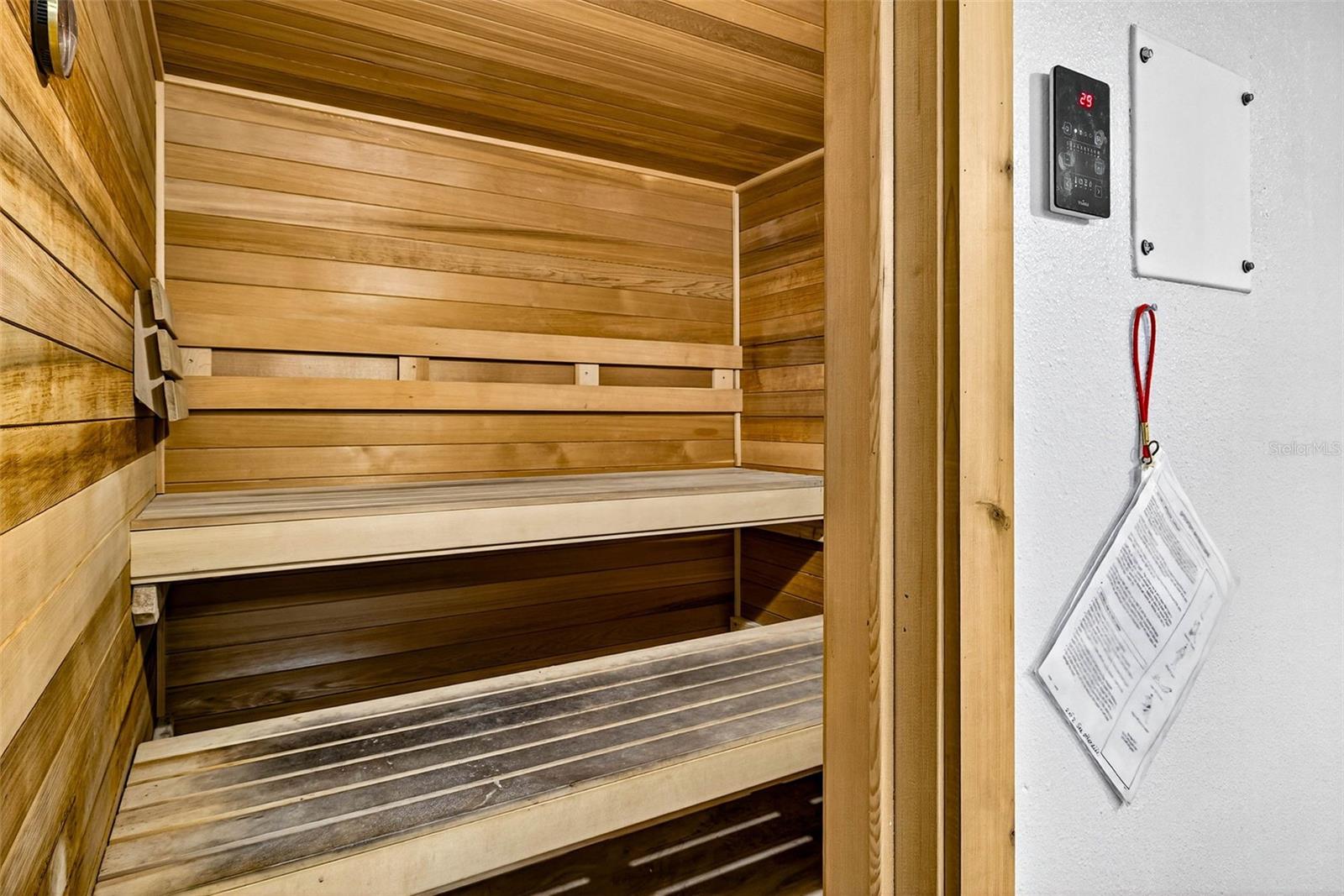 Clubhouse Sauna