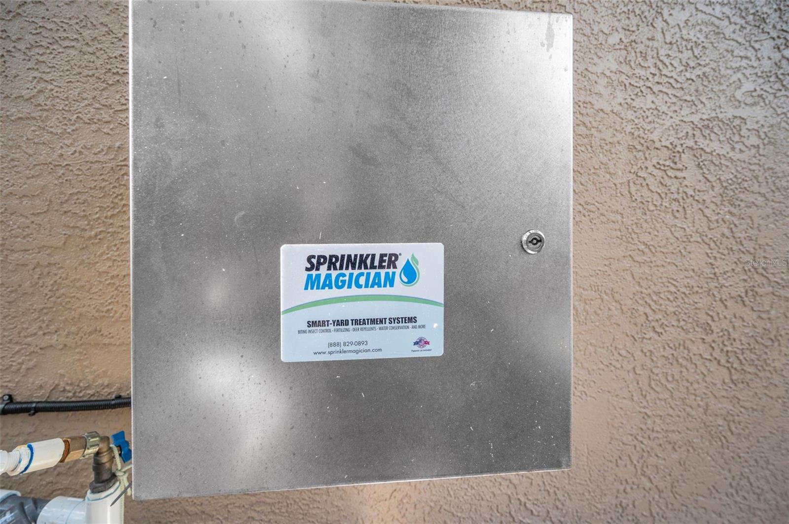 Outdoor Mosquito system in sprinkler system