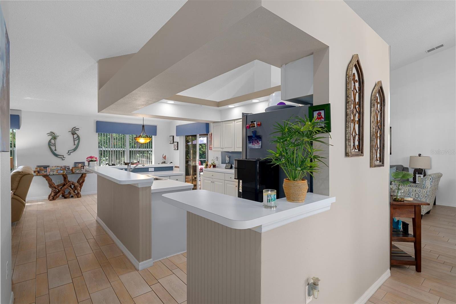 Entry into a chefs dream kitchen.
