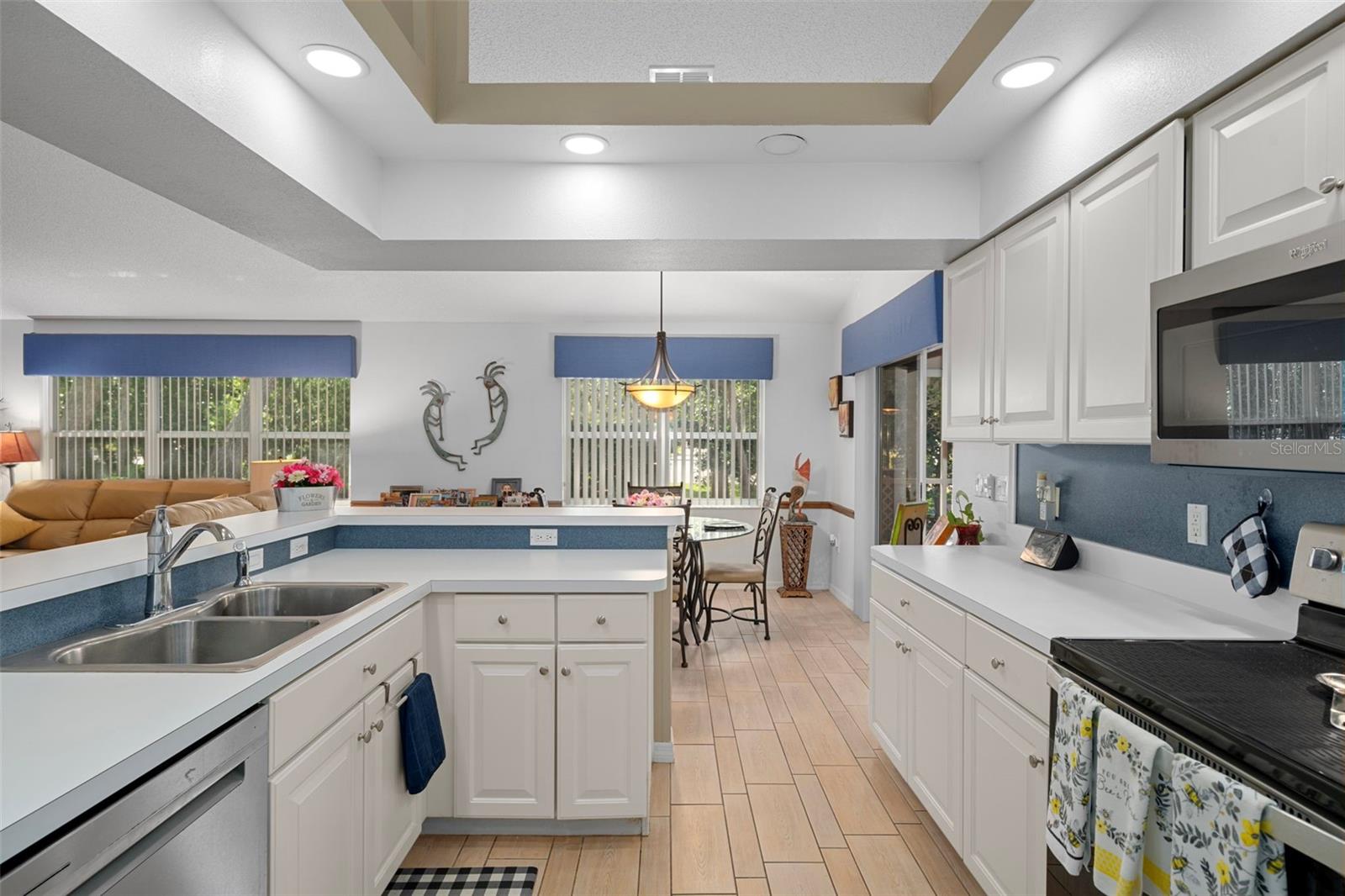 Just look at all the storage this kitchen has!