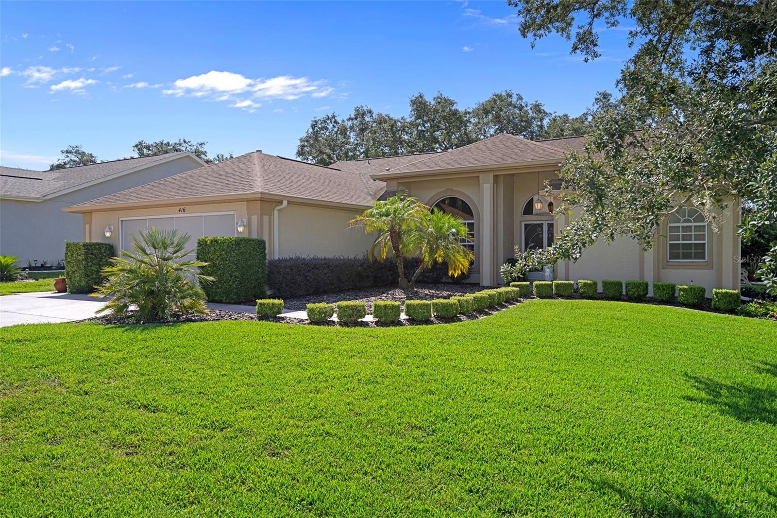 Look how green and well manicured that yard is!