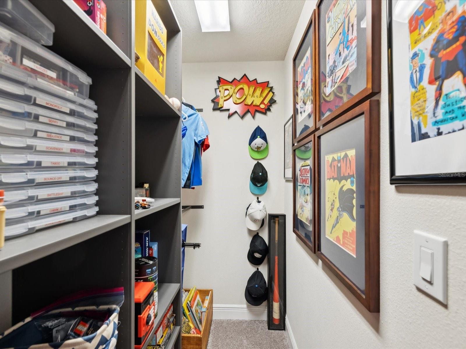 Custom designed walk in closets