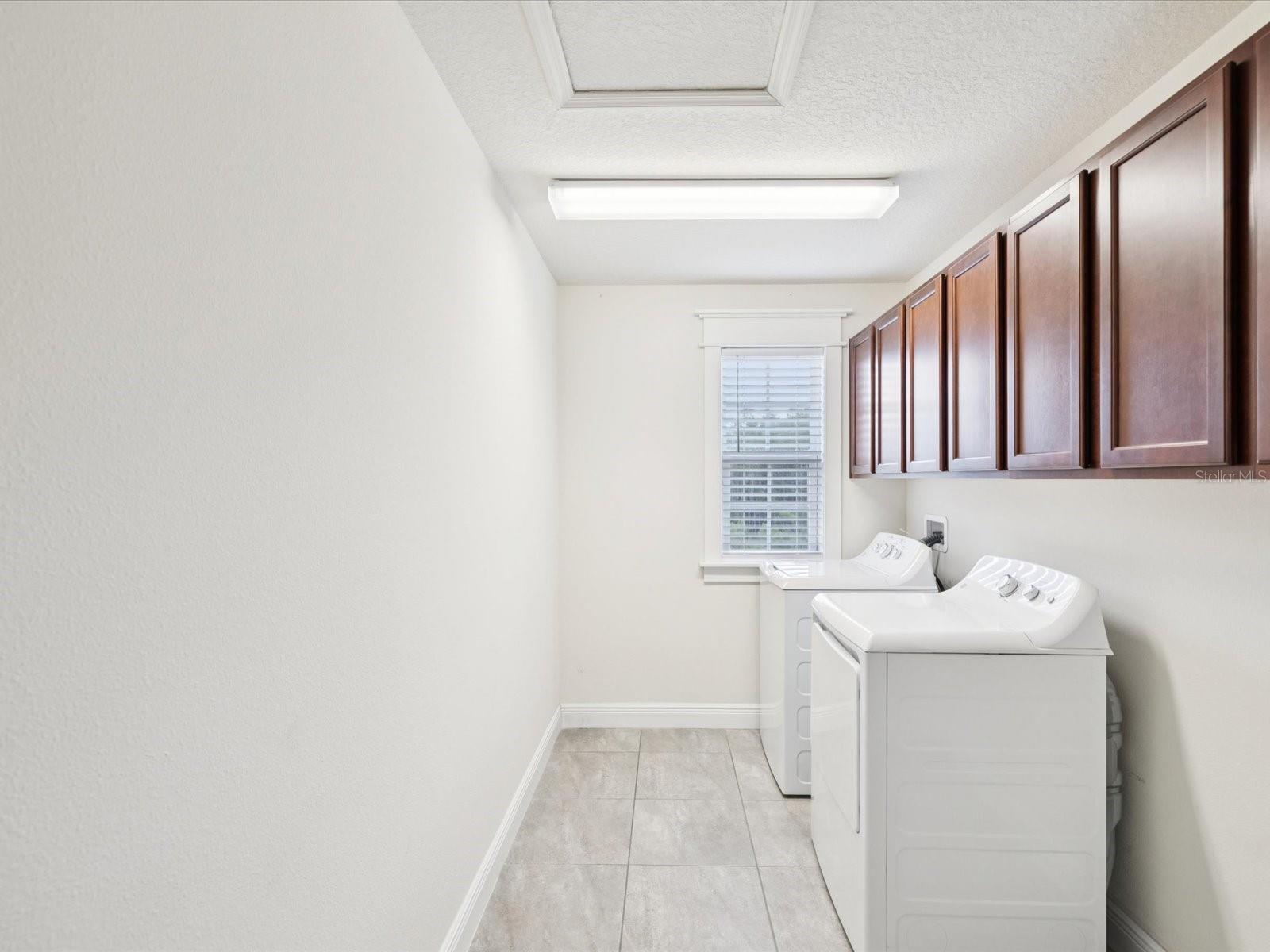 upstairs laundry room