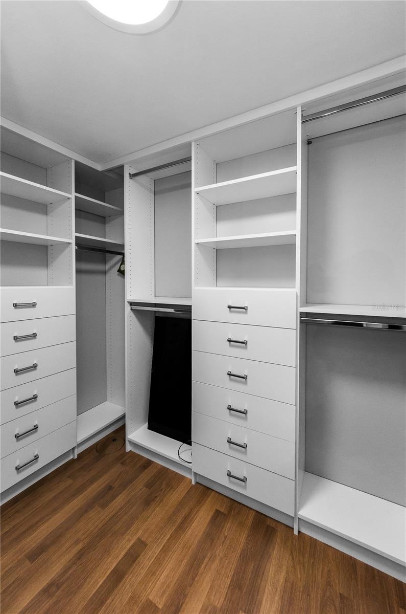 Custom master closet