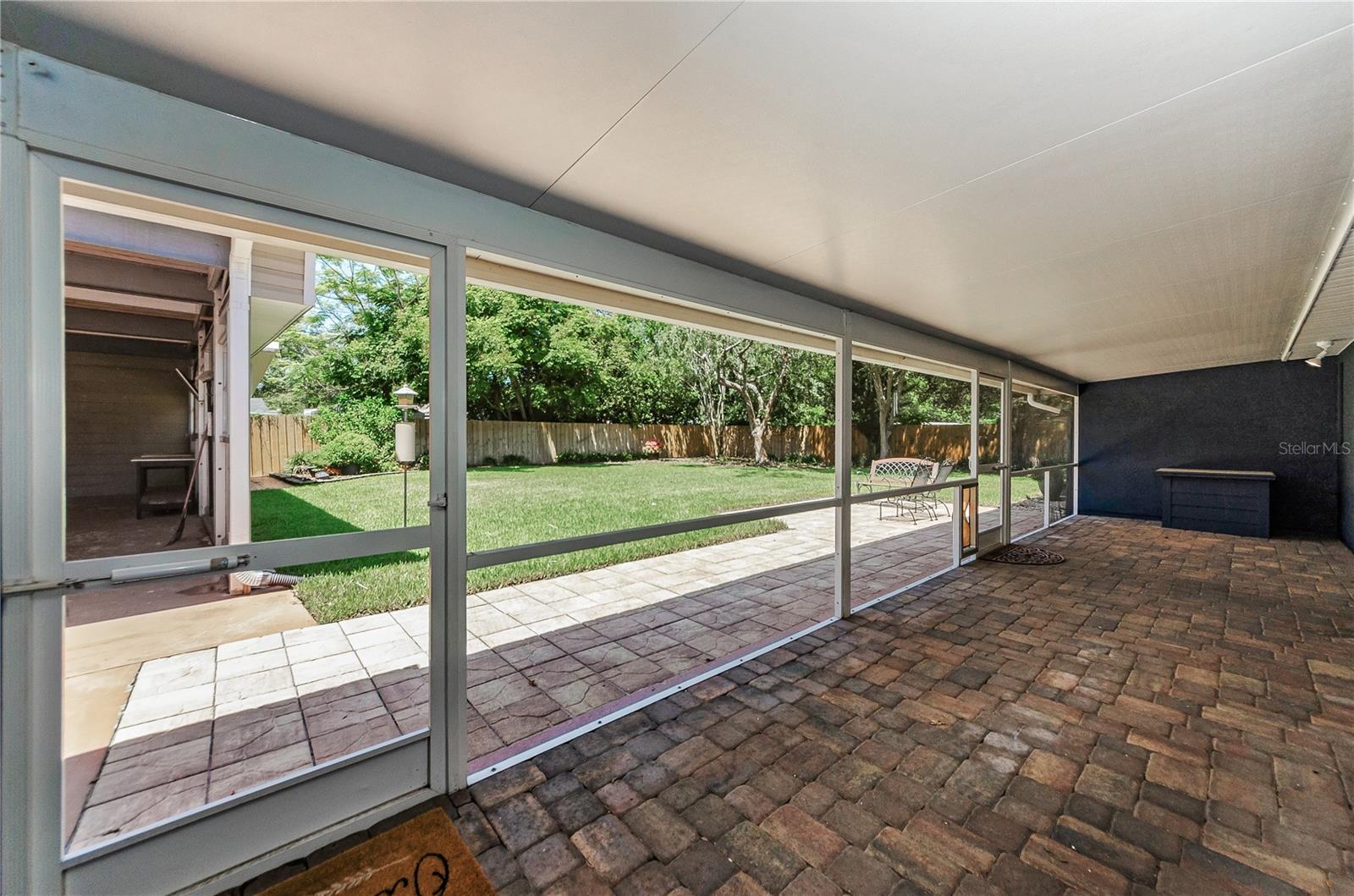 Screened lanai