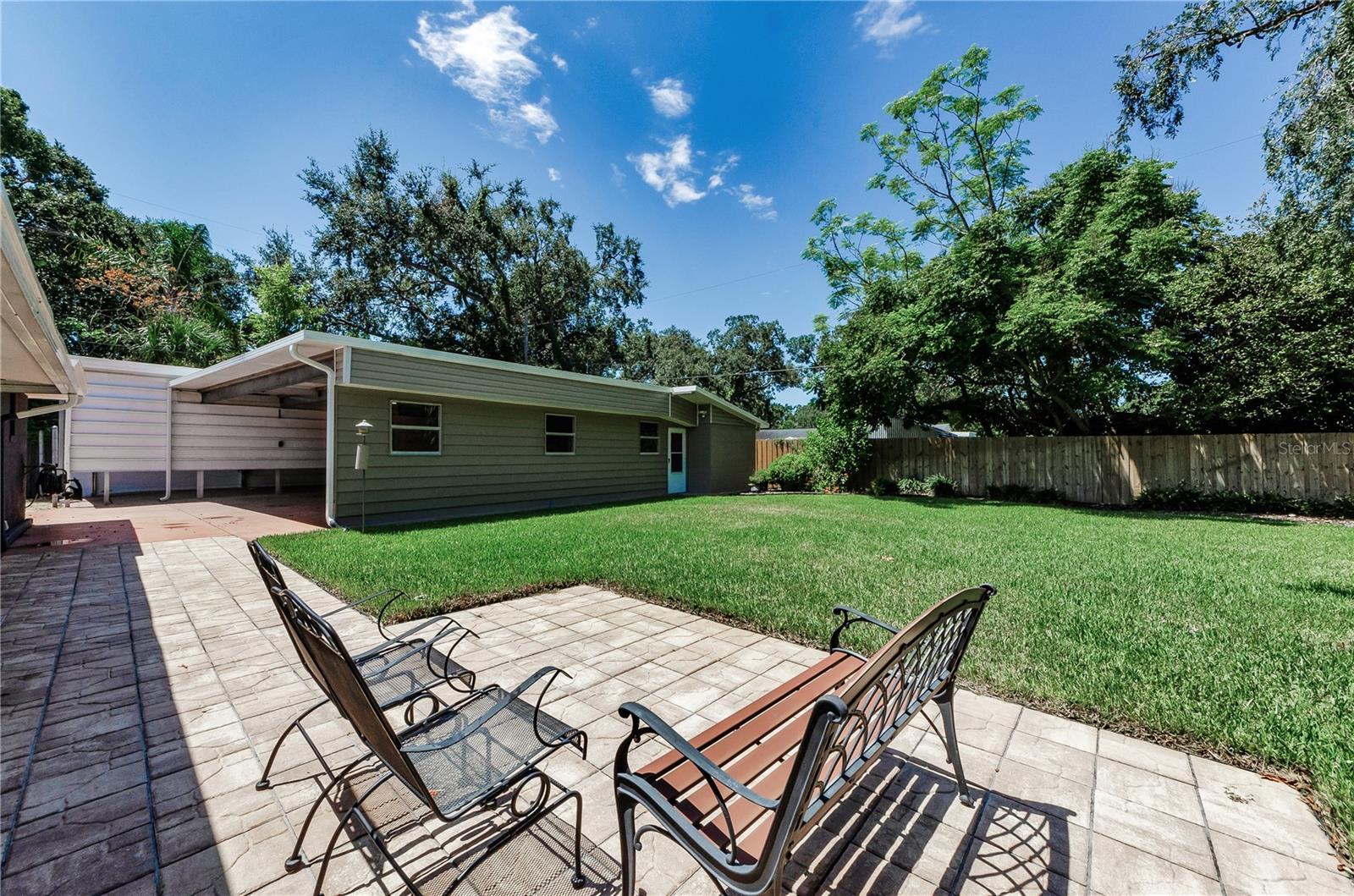 More outdoor patio