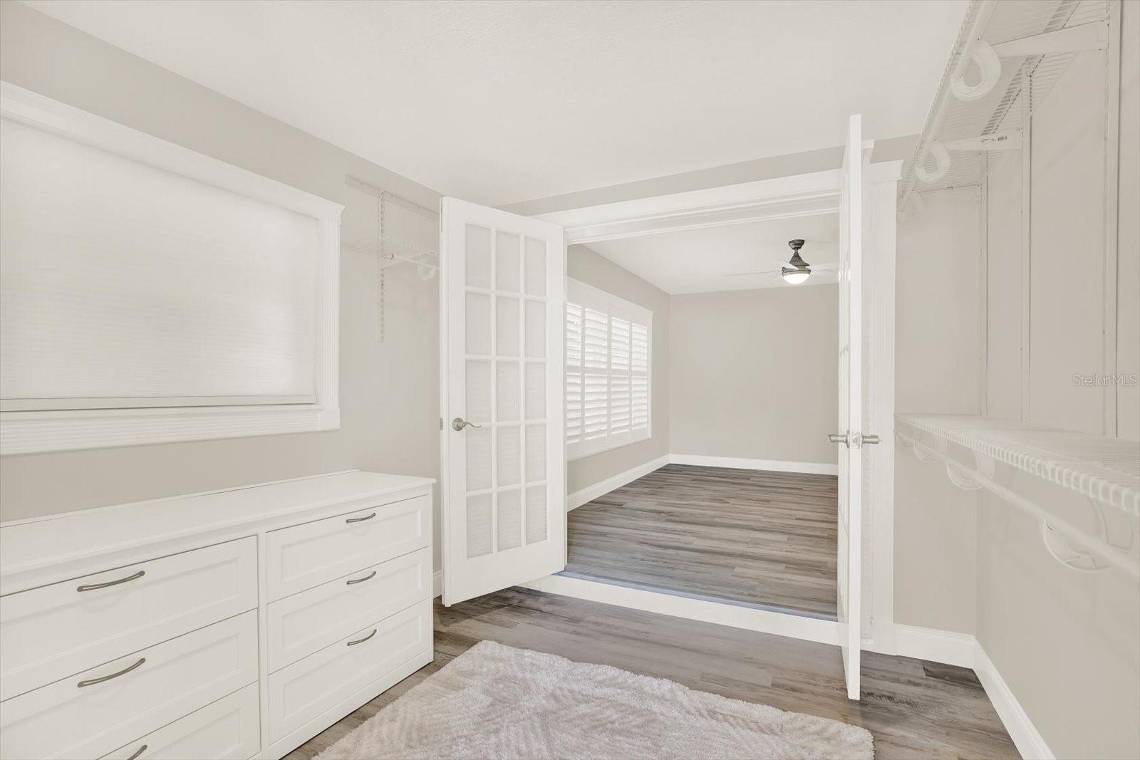 Massive walk in closet in Primary