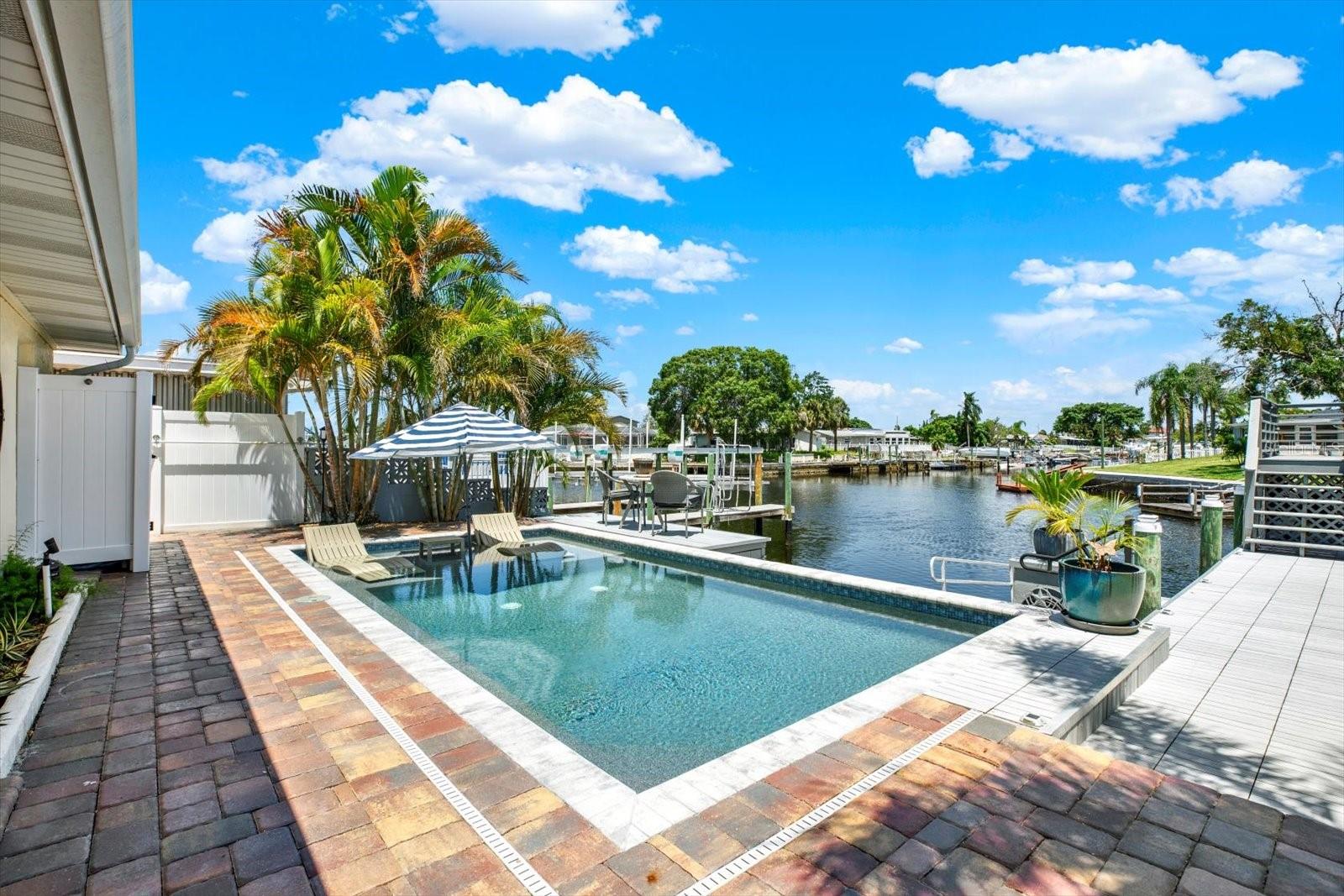 Total Paradise awaits !  Watch the manatees & dolphins from your pool !