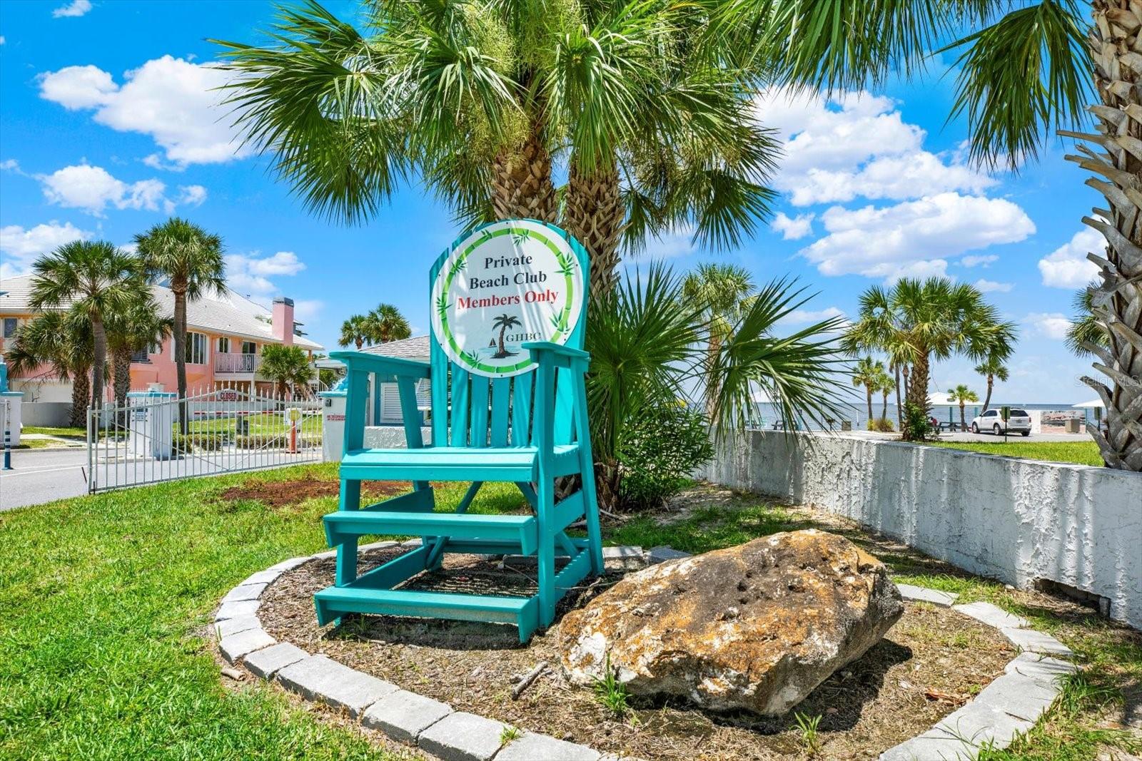 Entrance to the Beach Club