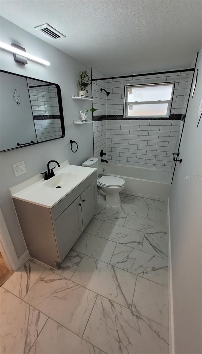 Bathroom with tub
