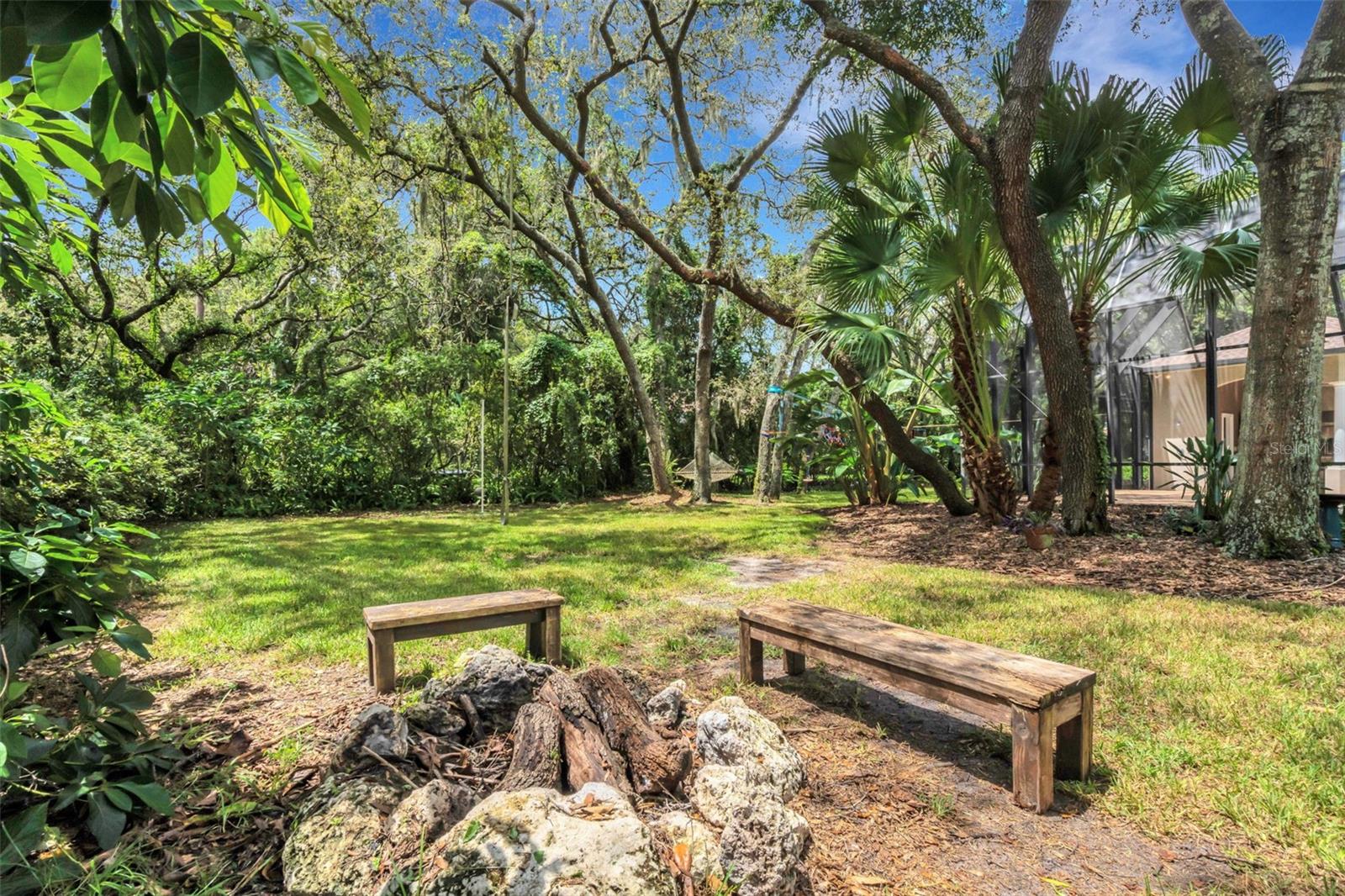 Rope Swing/Tether Ball/Fire Pit