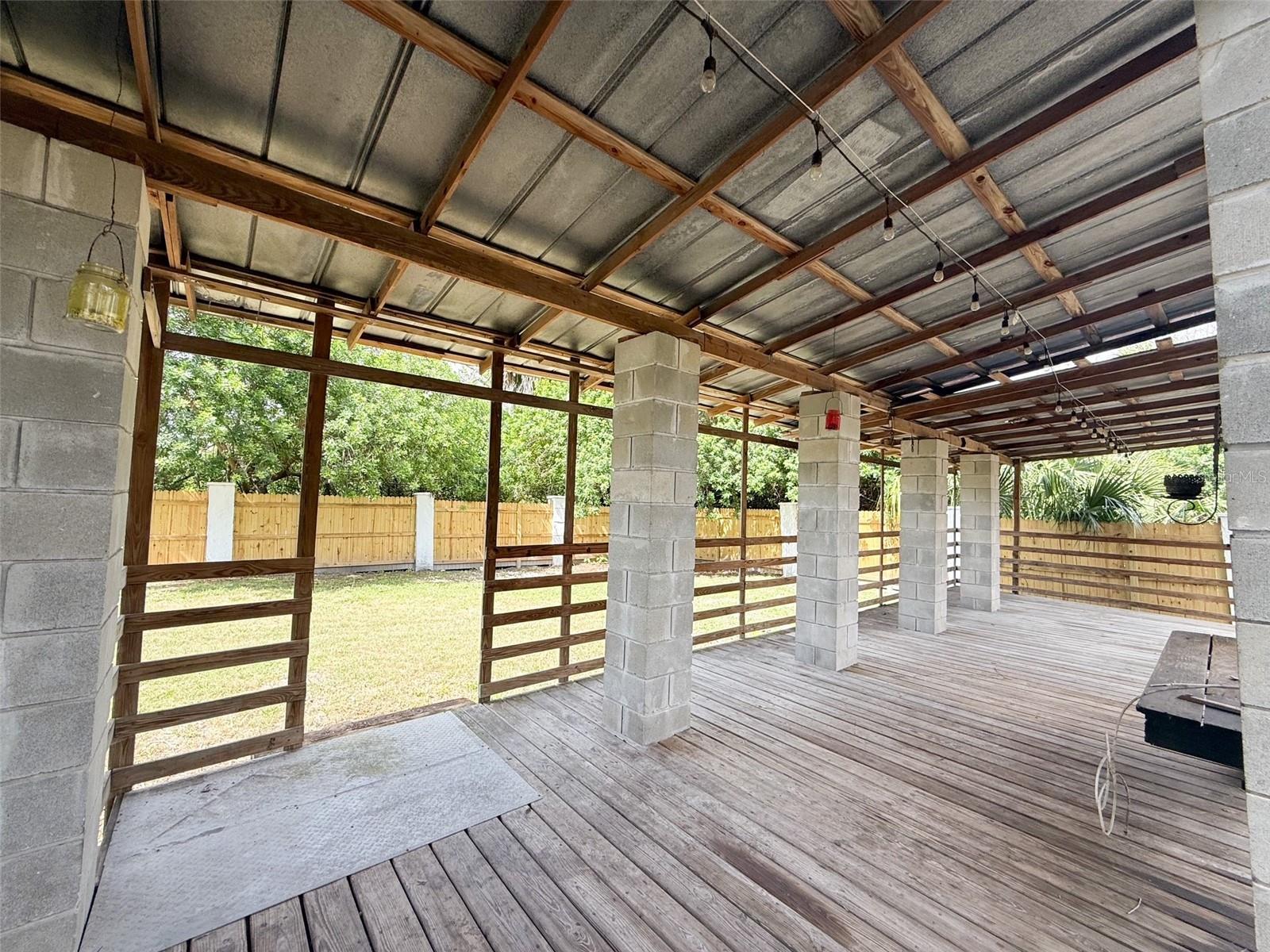 Covered Deck