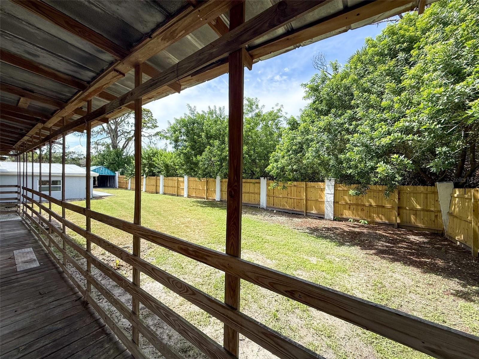 Covered Deck