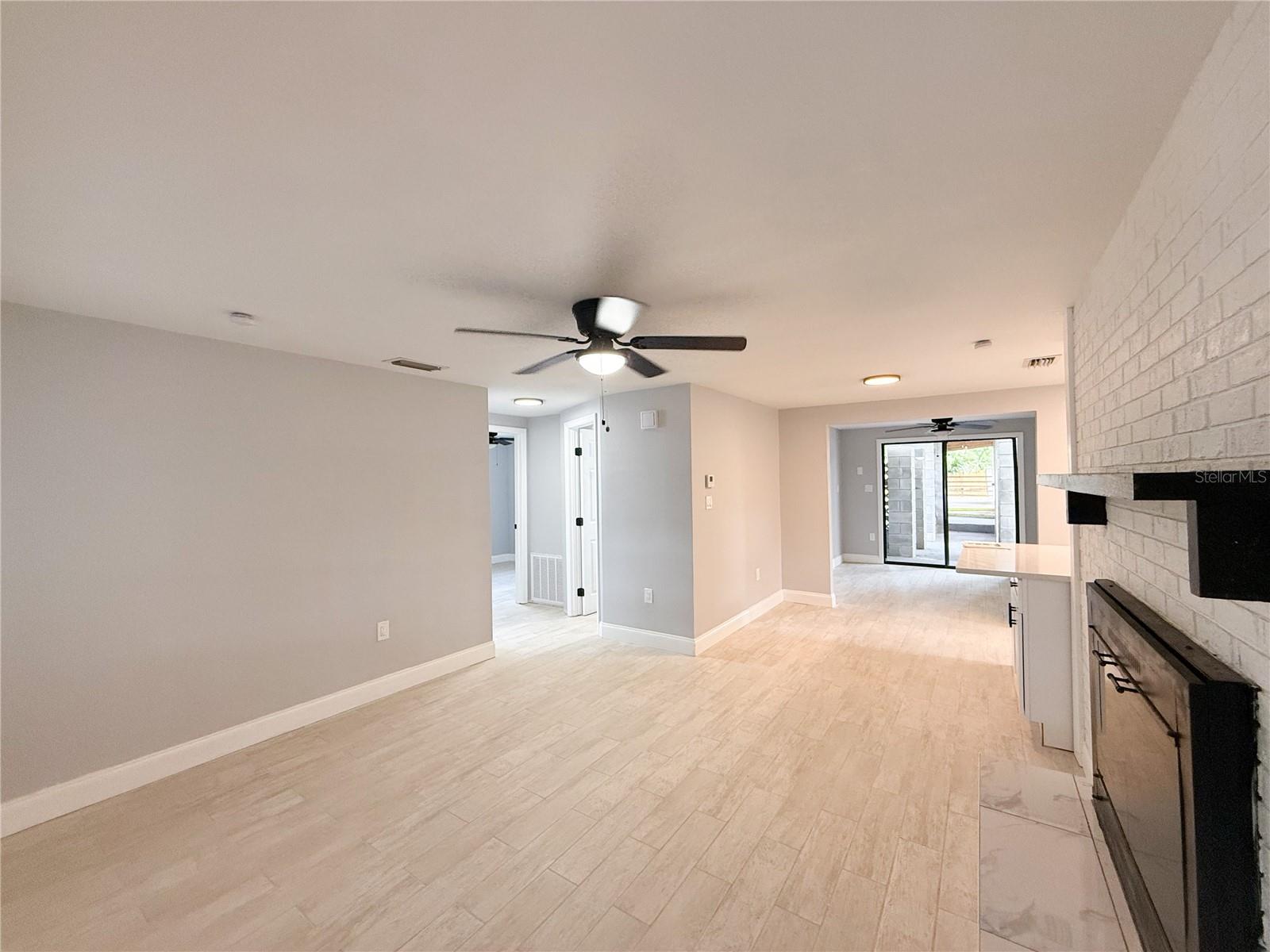 Family Room & Fireplace