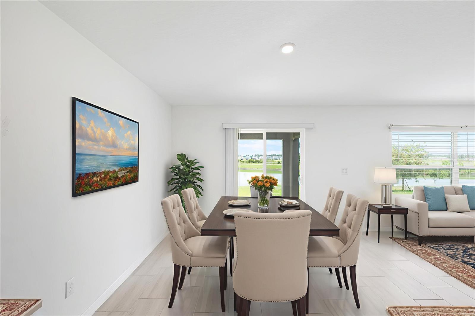 Dining Area - Virtually Staged