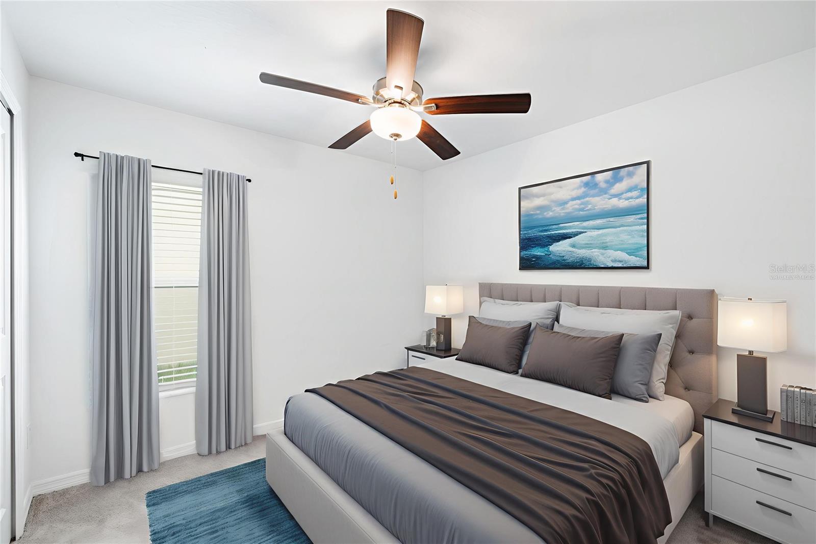 Secondary Bedroom 2 - Virtually Staged