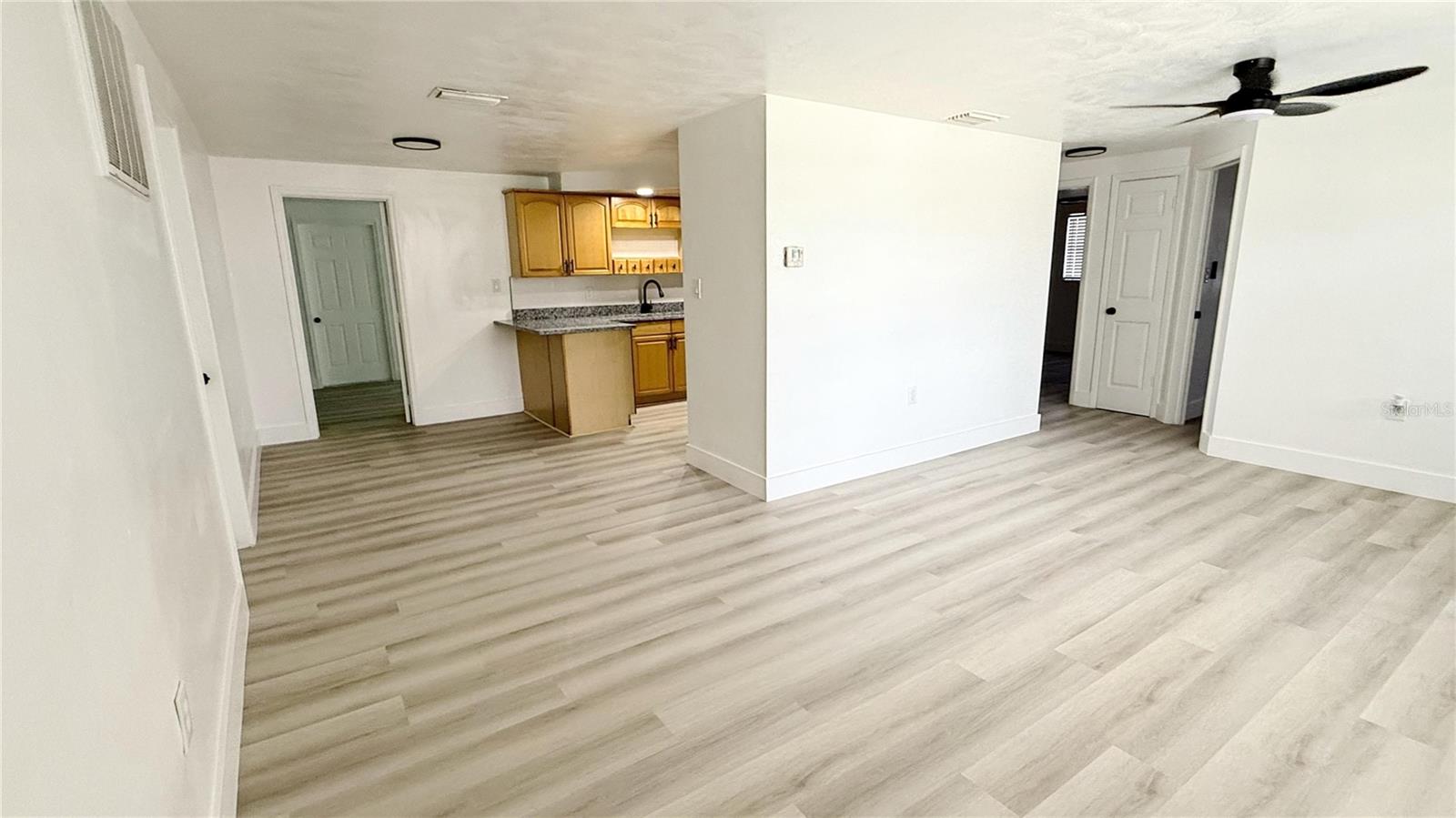 Living, Dining and Kitchen