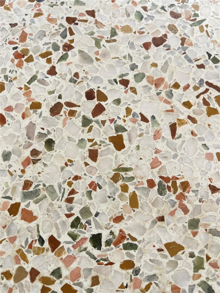 Terrazzo flooring