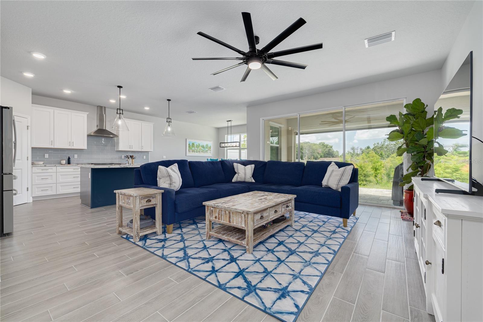 Open concept Family Room