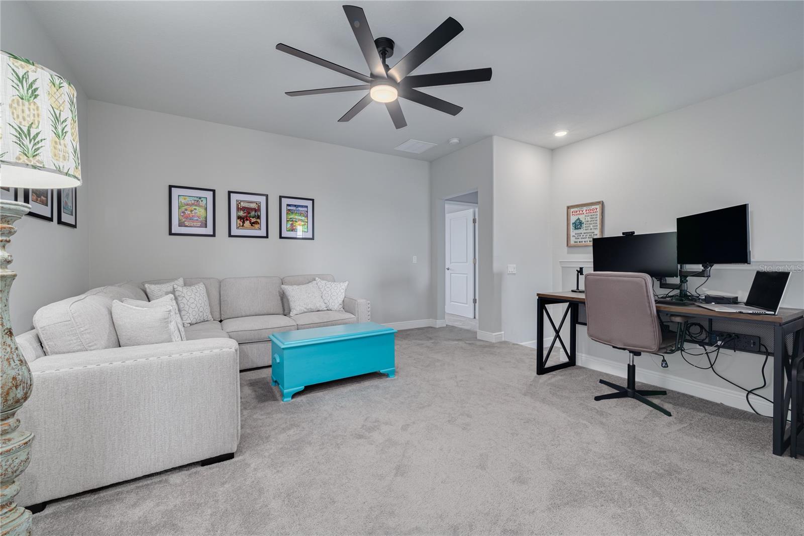 Upstairs loft bonus room
