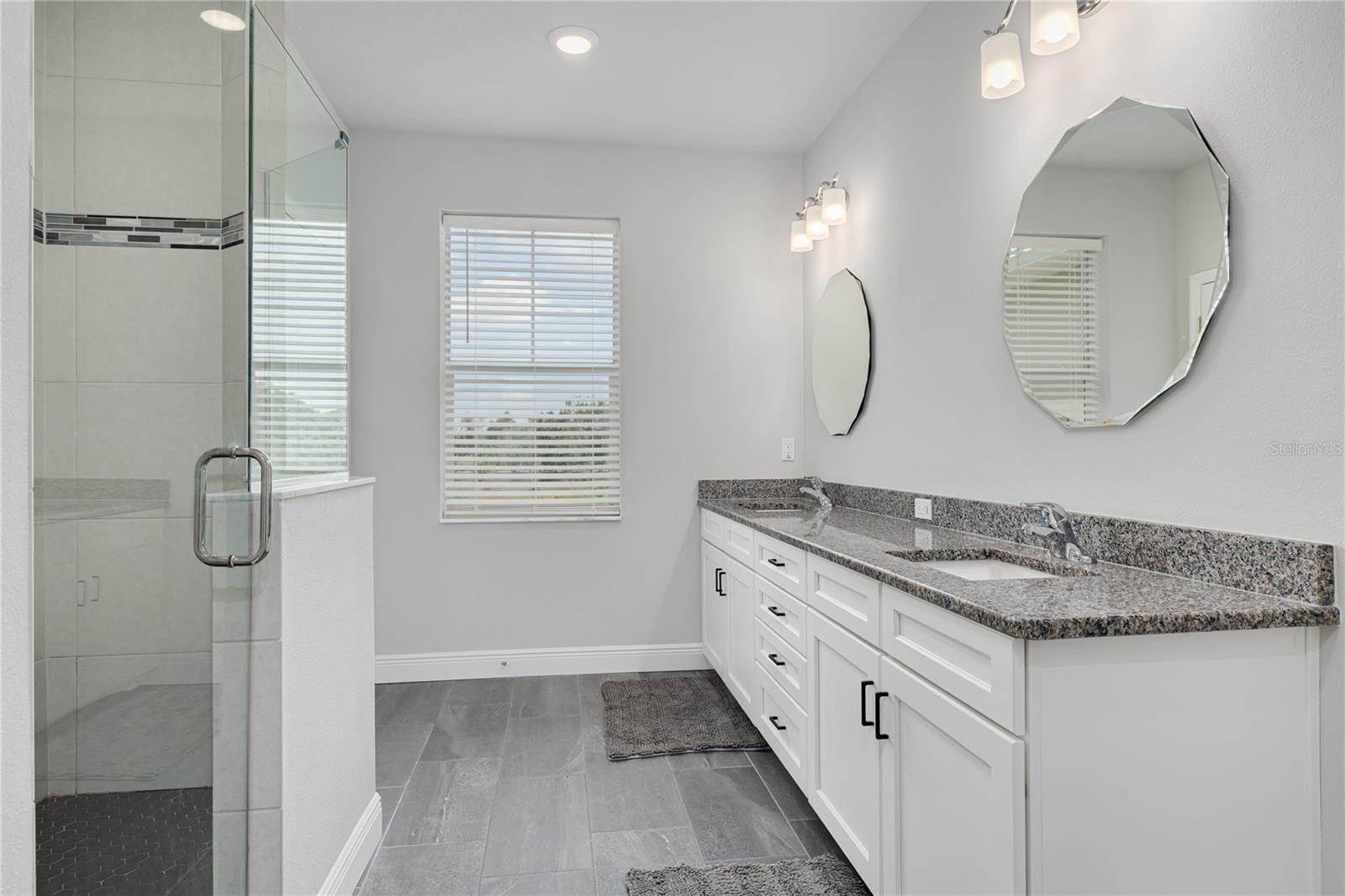 Master Bath with double vanity