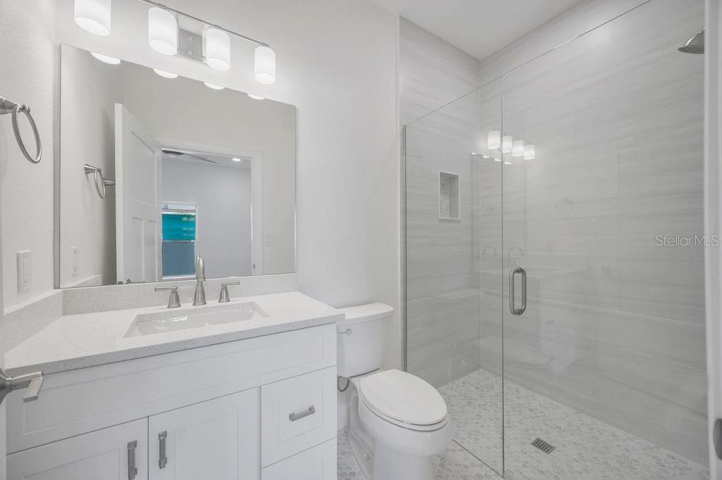 Bedroom 2 has its own bathroom!